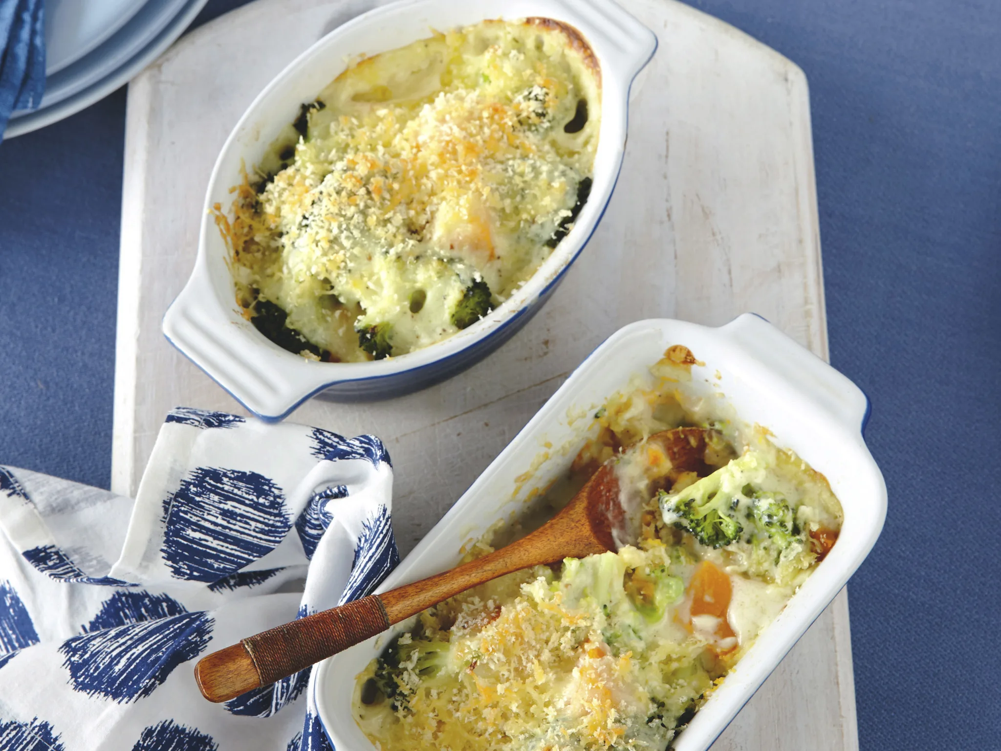 Broccoli and Pumpkin Mornay