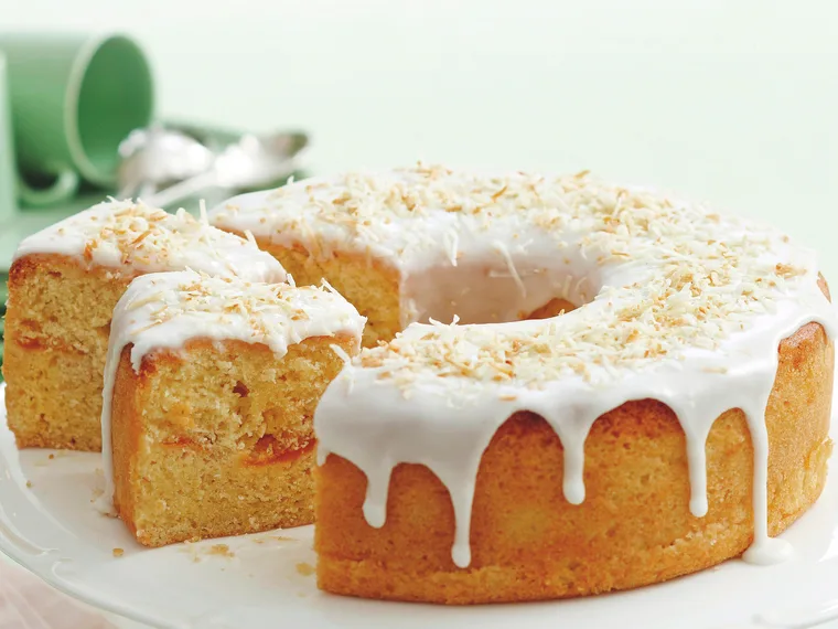 Mango Cake with Lemon Icing