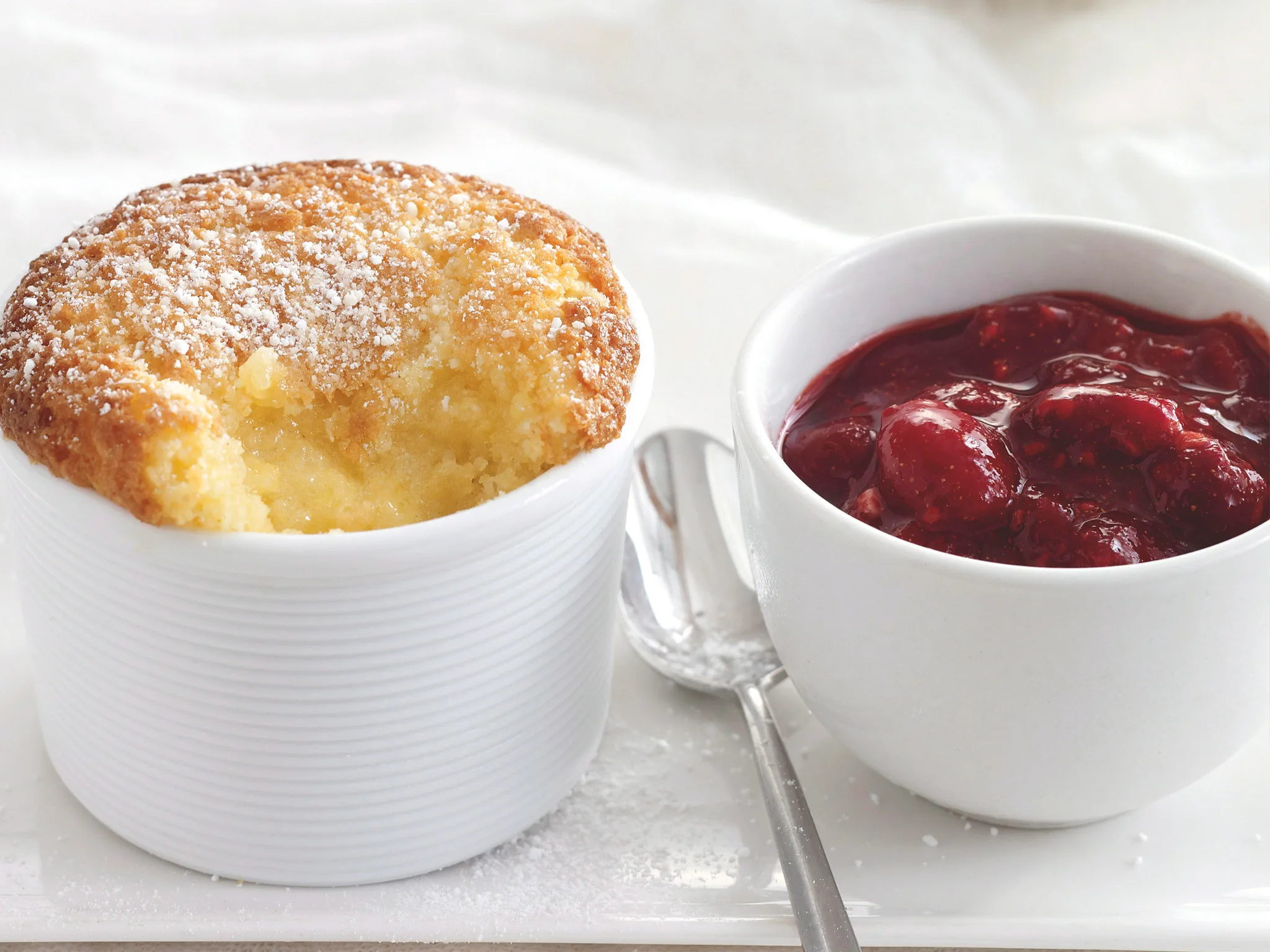 White Chocolate Puddings