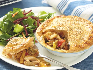 Satay Chicken Pies