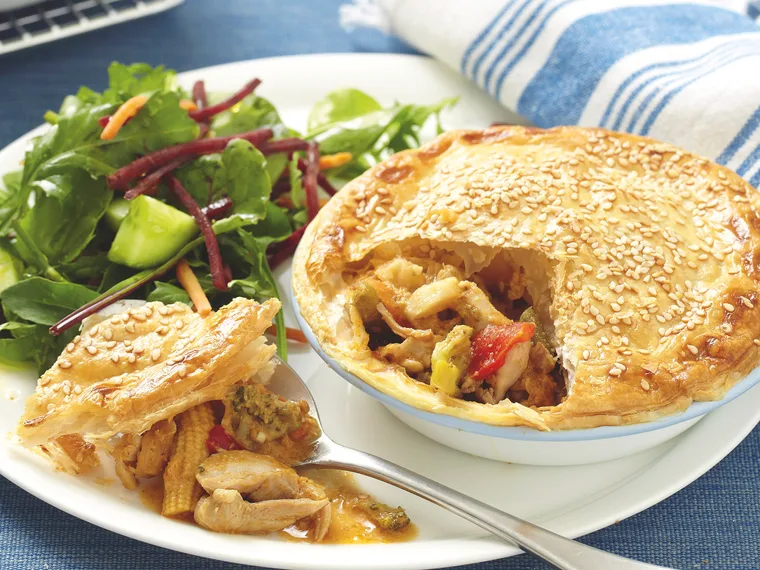Satay Chicken Pies