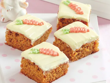 Carrot cake slice