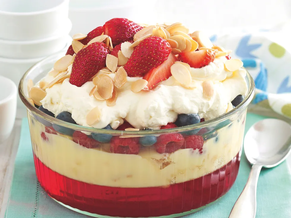 Summer Mixed Berry Trifle