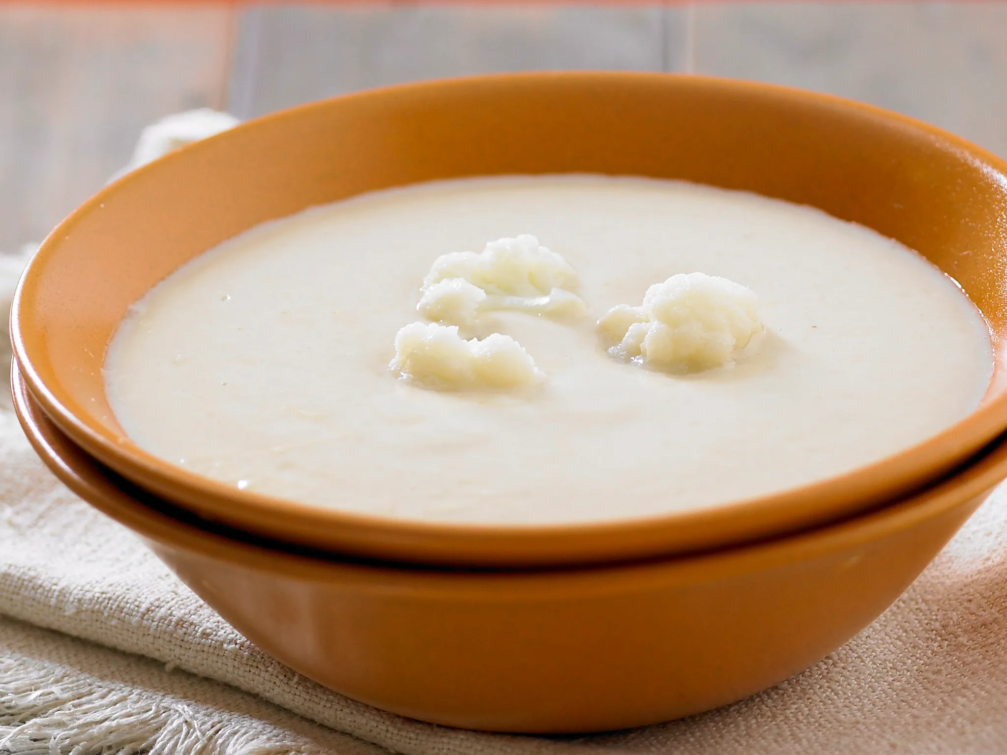 cauliflower and leek soup