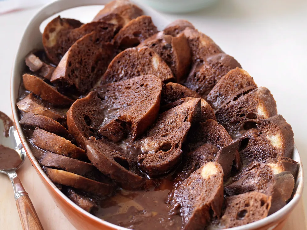 Chocolate Bread and Butter Pudding