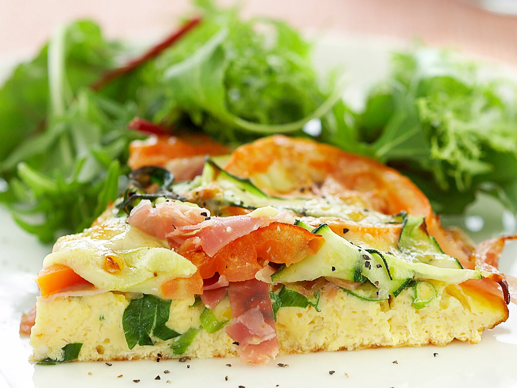 GRILLED PANCETTA OMELETTE
