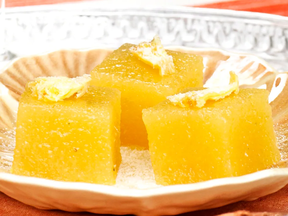 Roast pineapple turkish delight