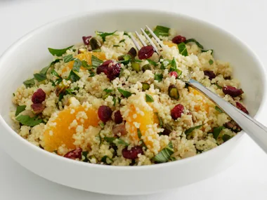 Cranberry and Pistachio Couscous Salad