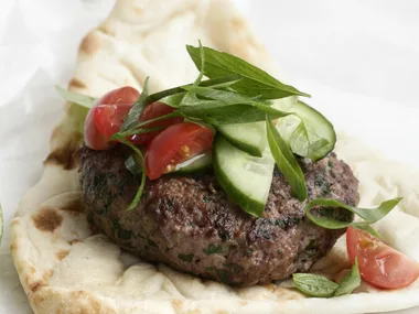 Coriander beef burgers