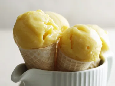 Mango sorbet