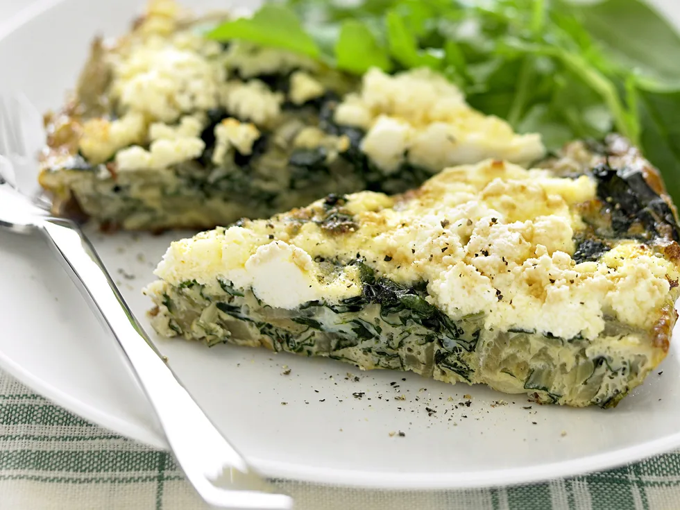 Silverbeet frittata