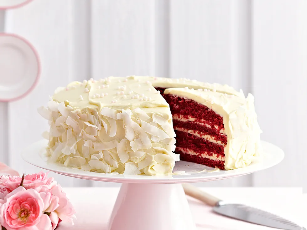 Pink velvet cake