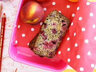 banana and raspberry loaf