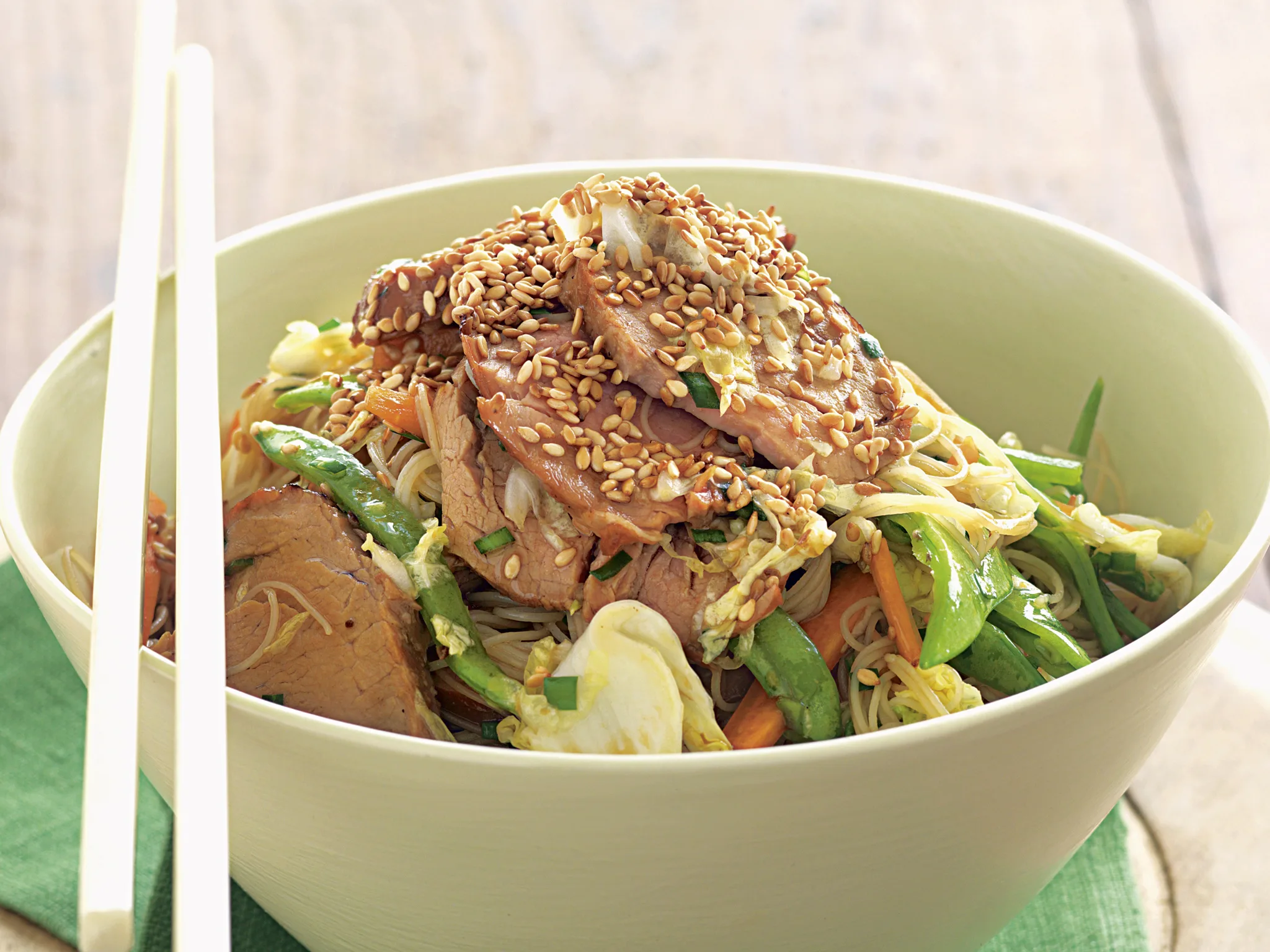Barbecued Pork and Noodle Salad