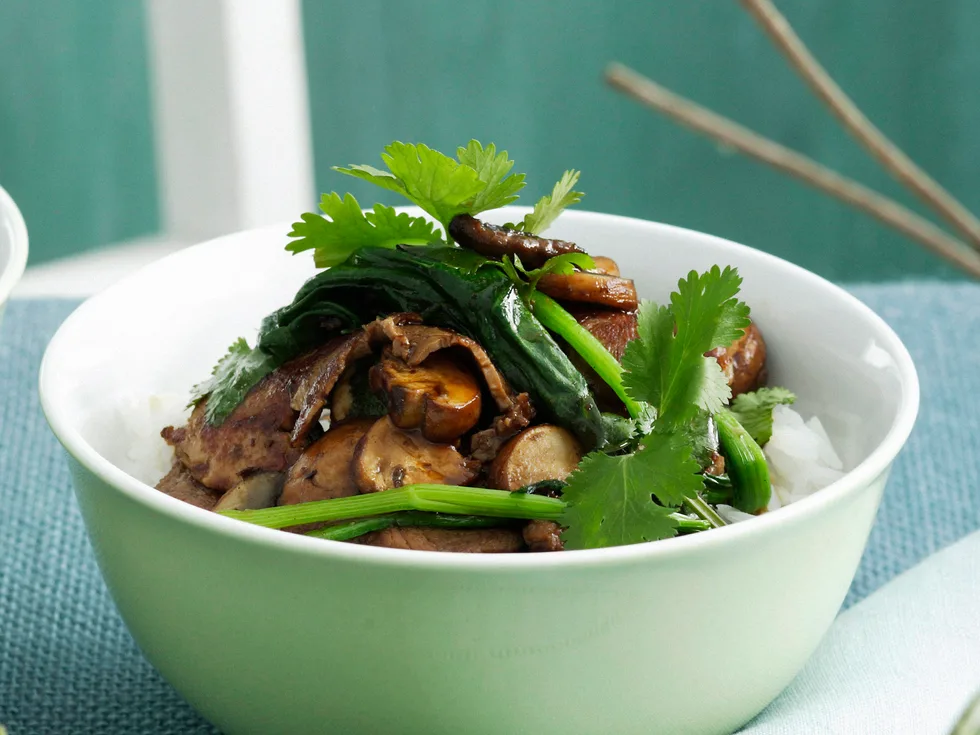 beef and vegetable stir-fry