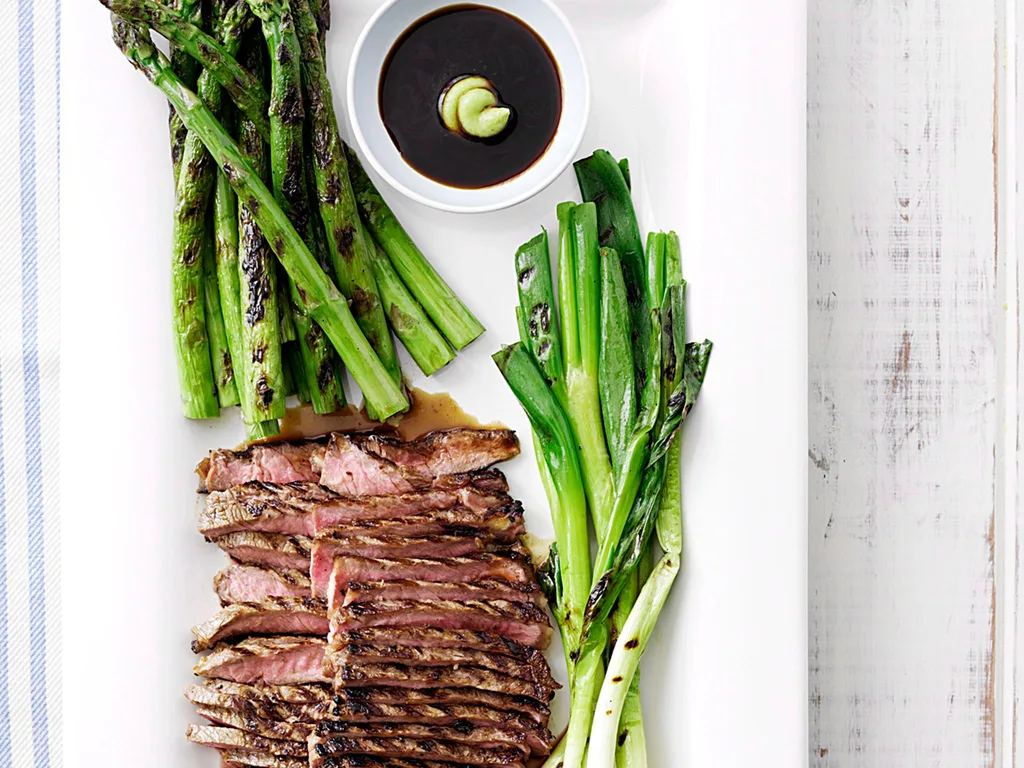 Beef Teriyaki Platter with Asparagus