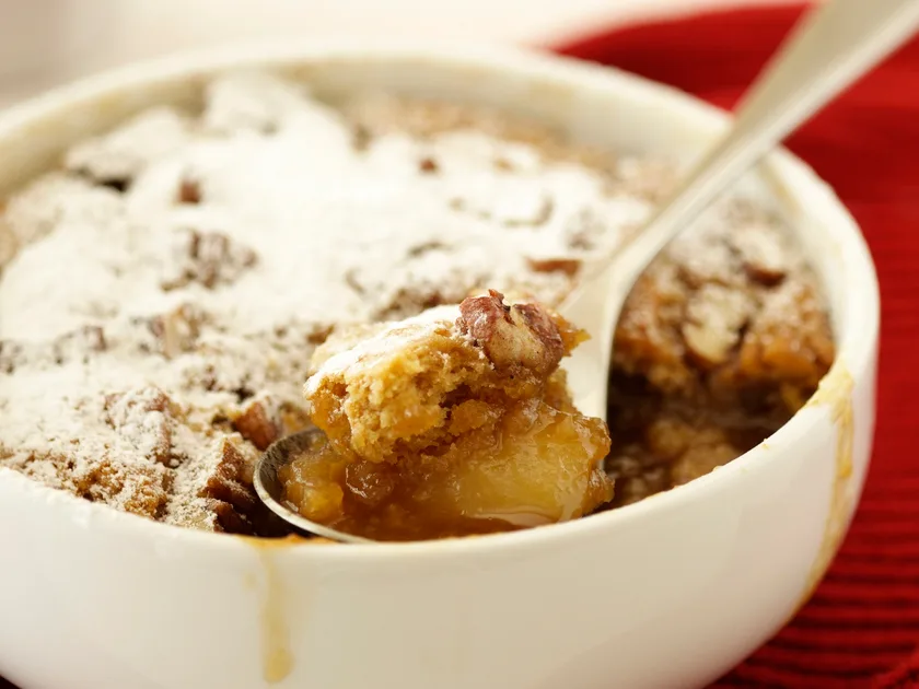 Caramel pear self-saucing puddings | Women's Weekly Food