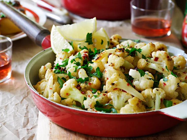 CAULIFLOWER WITH GARLIC, CHILLI AND ANCHOVIES