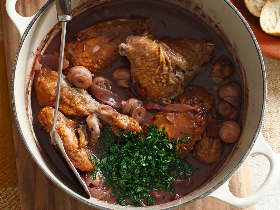 Cheat's coq au vin