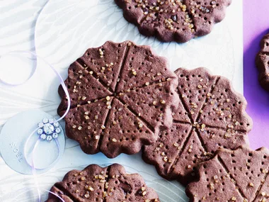 Chocolate shortbread