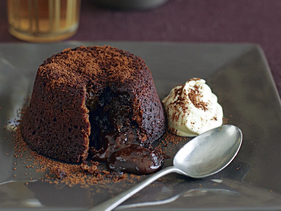 Chocolate Volcano Puddings