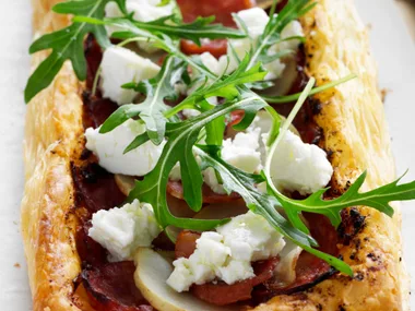 Easy Chorizo and Fetta Pastries