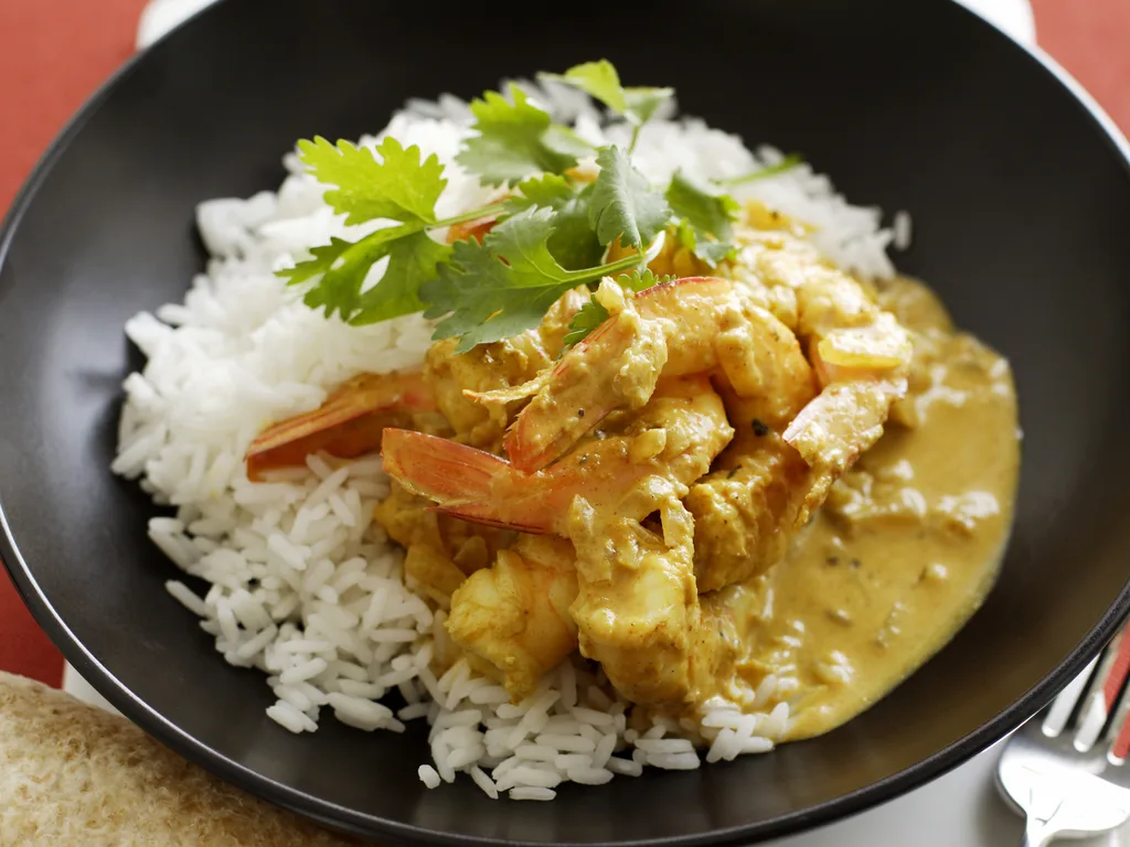 Easy prawn curry