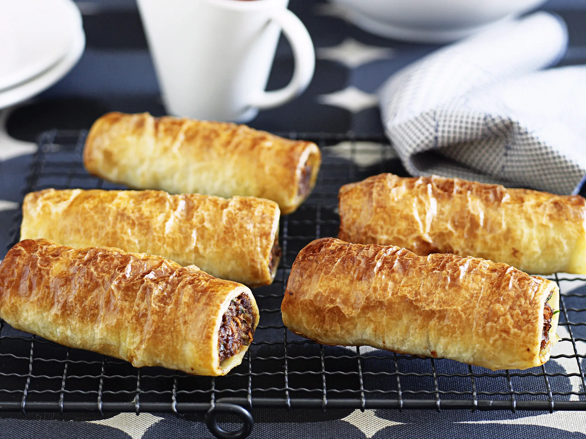 FAMILY SAUSAGE ROLLS WITH A HEALTHIER TWIST