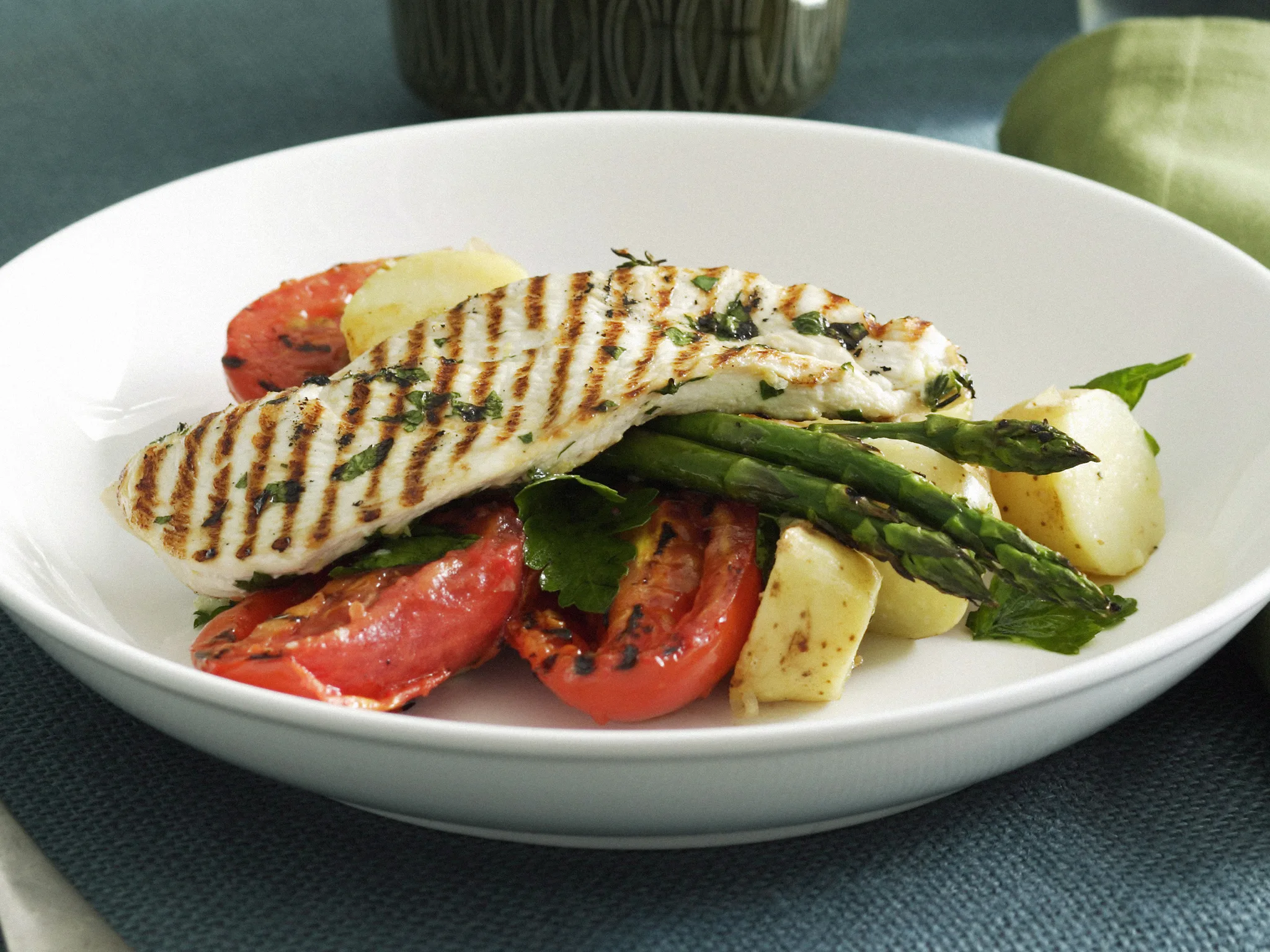 LEMON AND HERB CHICKEN AND VEGETABLES