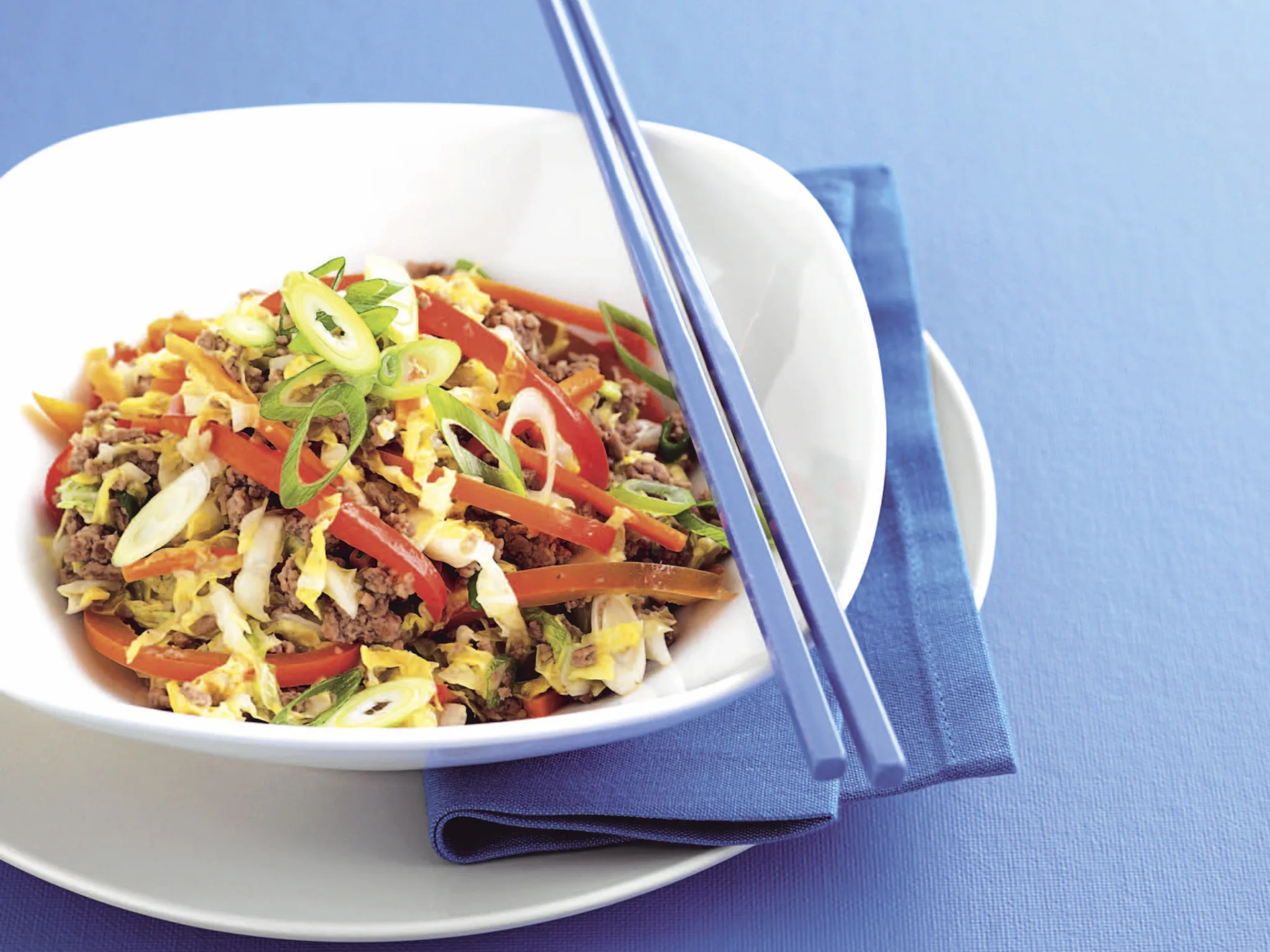 Mongolian lamb with wombok-image