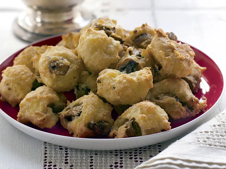 Mushroom Cheese Puffs