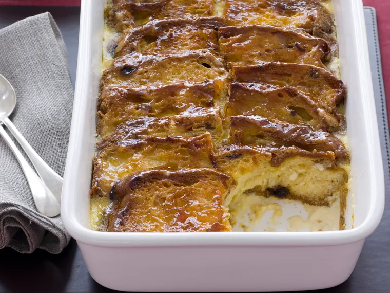 Panettone bread and butter pudding