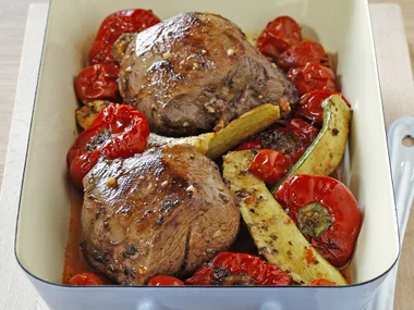 Roasted Spiced Lamb and Vegetables