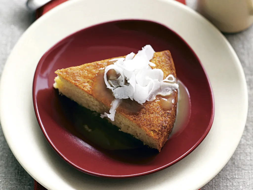 Sticky Pineapple Pudding with Caramel Sauce