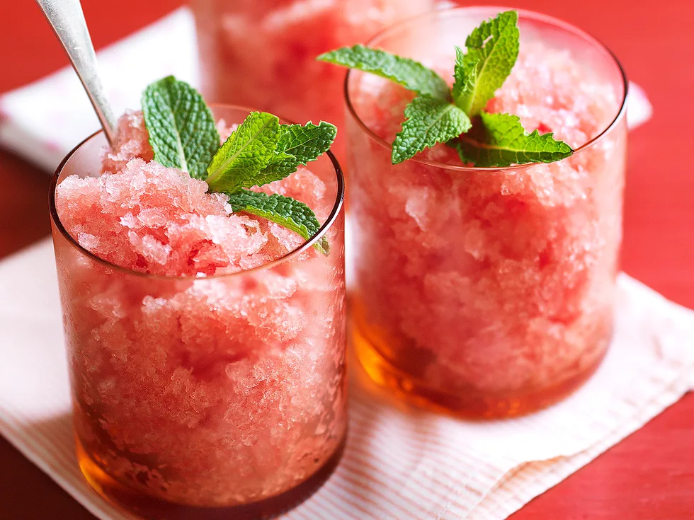 WATERMELON AND MINT GRANITA