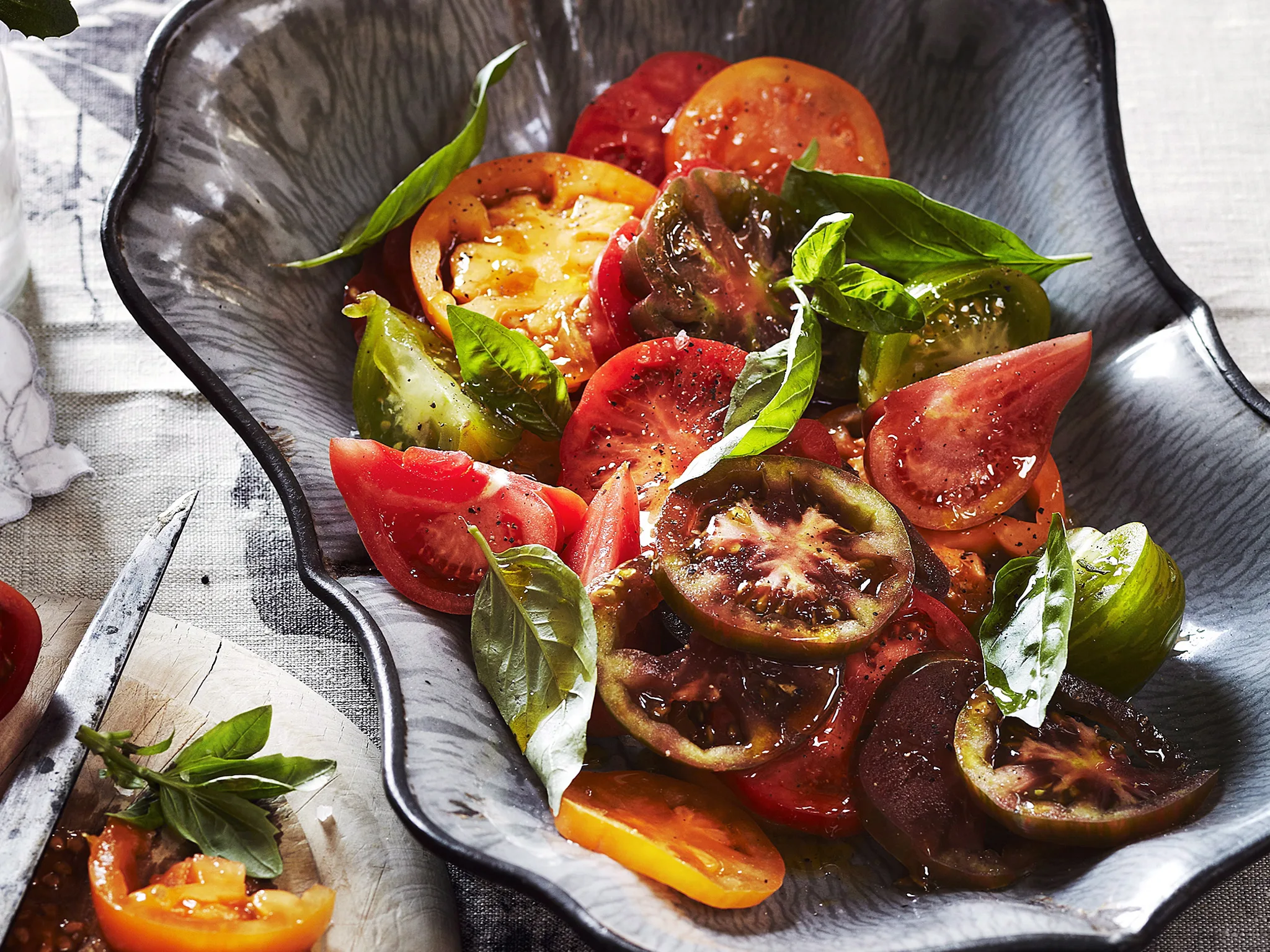 Heirloom tomato salad