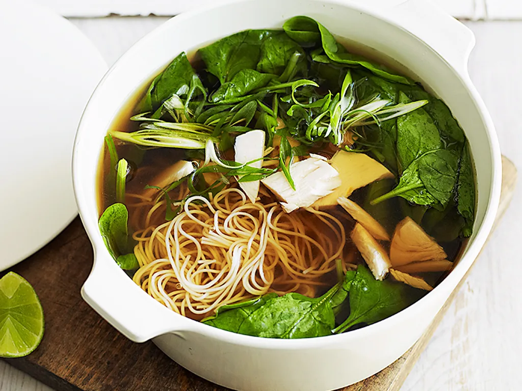 Turkey and noodle soup