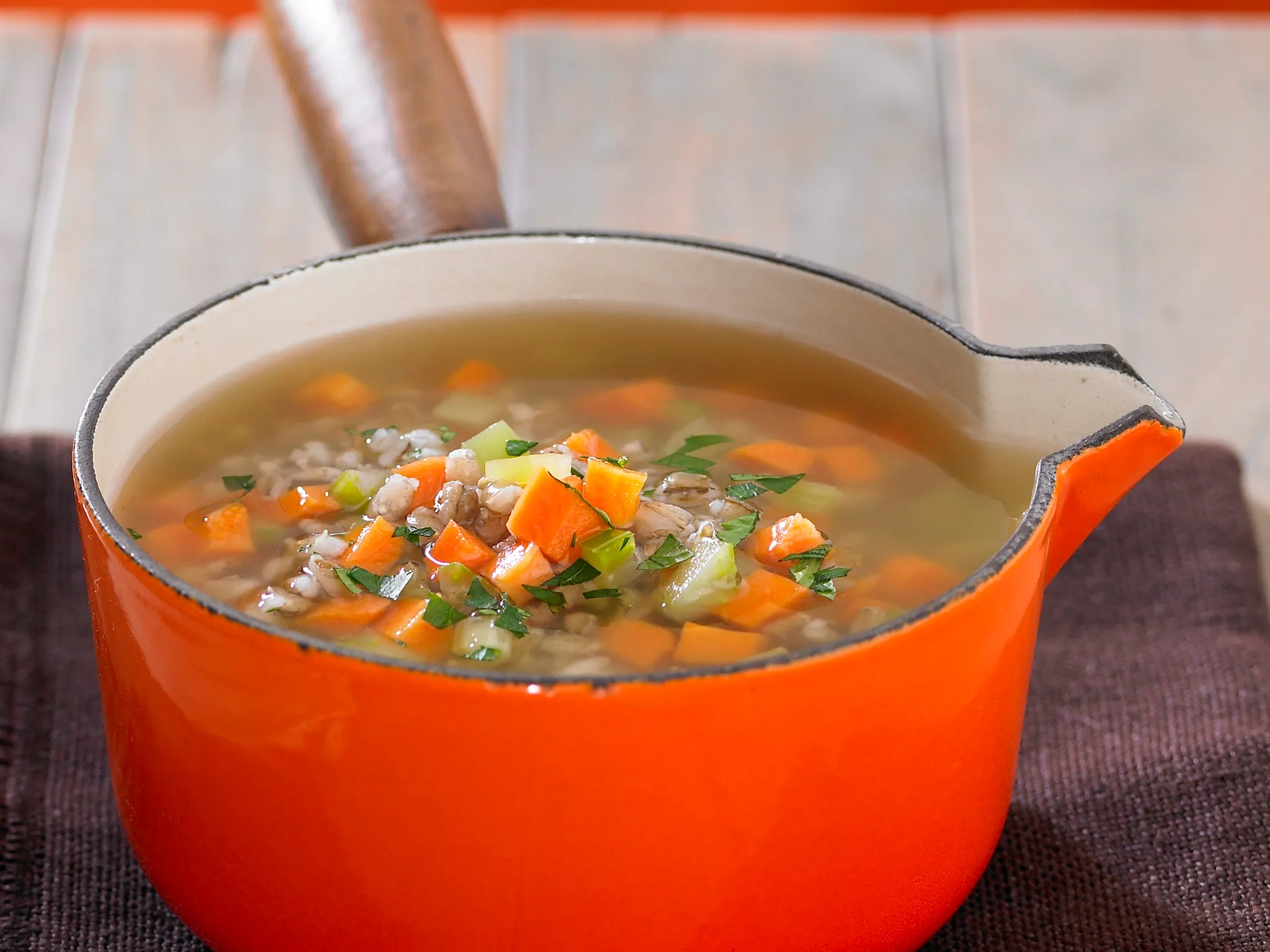 vegetable and barley soup