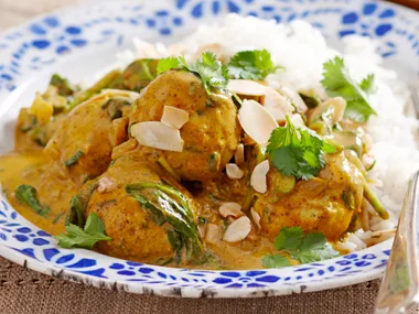 Turkey meatball korma