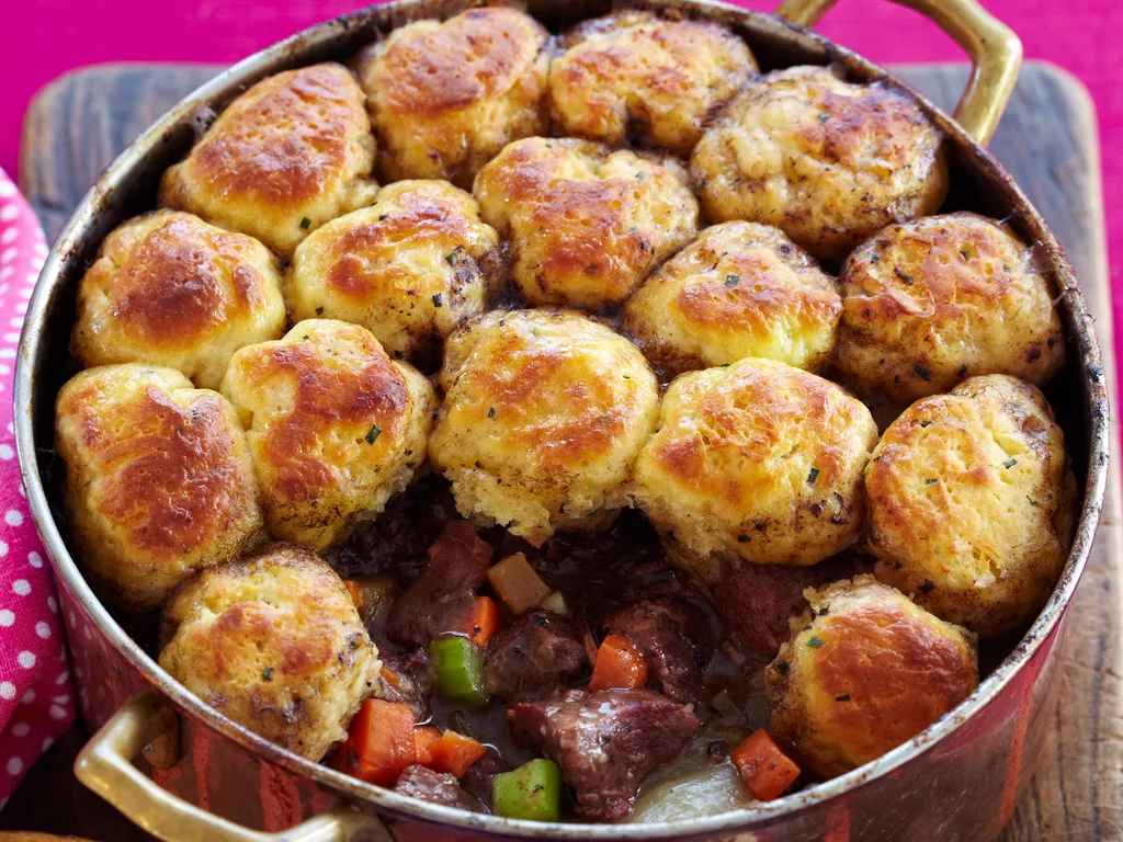 Classic Lamb Stew with dumplings