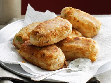 Salmon rissoles