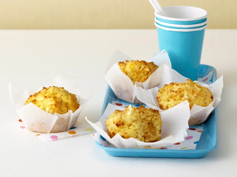 Pumpkin, bacon and fetta muffins