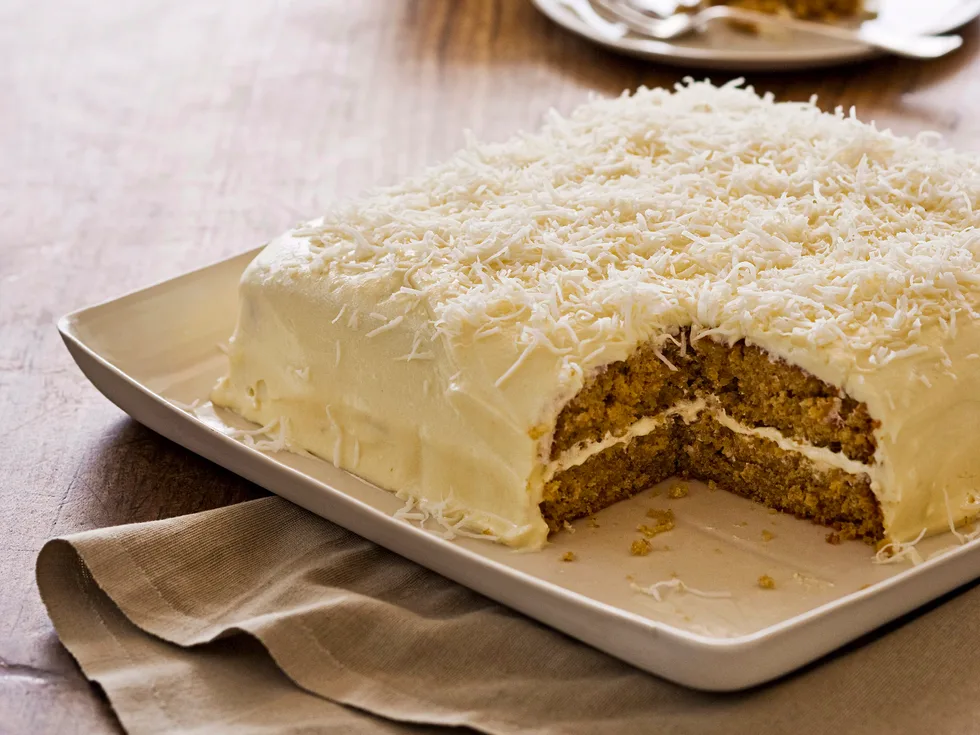 Banana and coconut cake