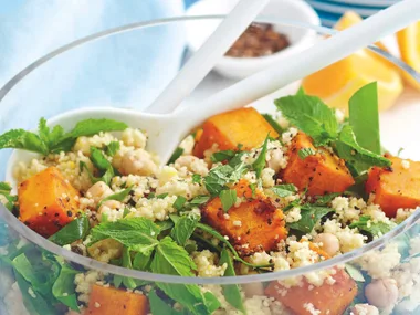 Roast pumpkin and couscous salad