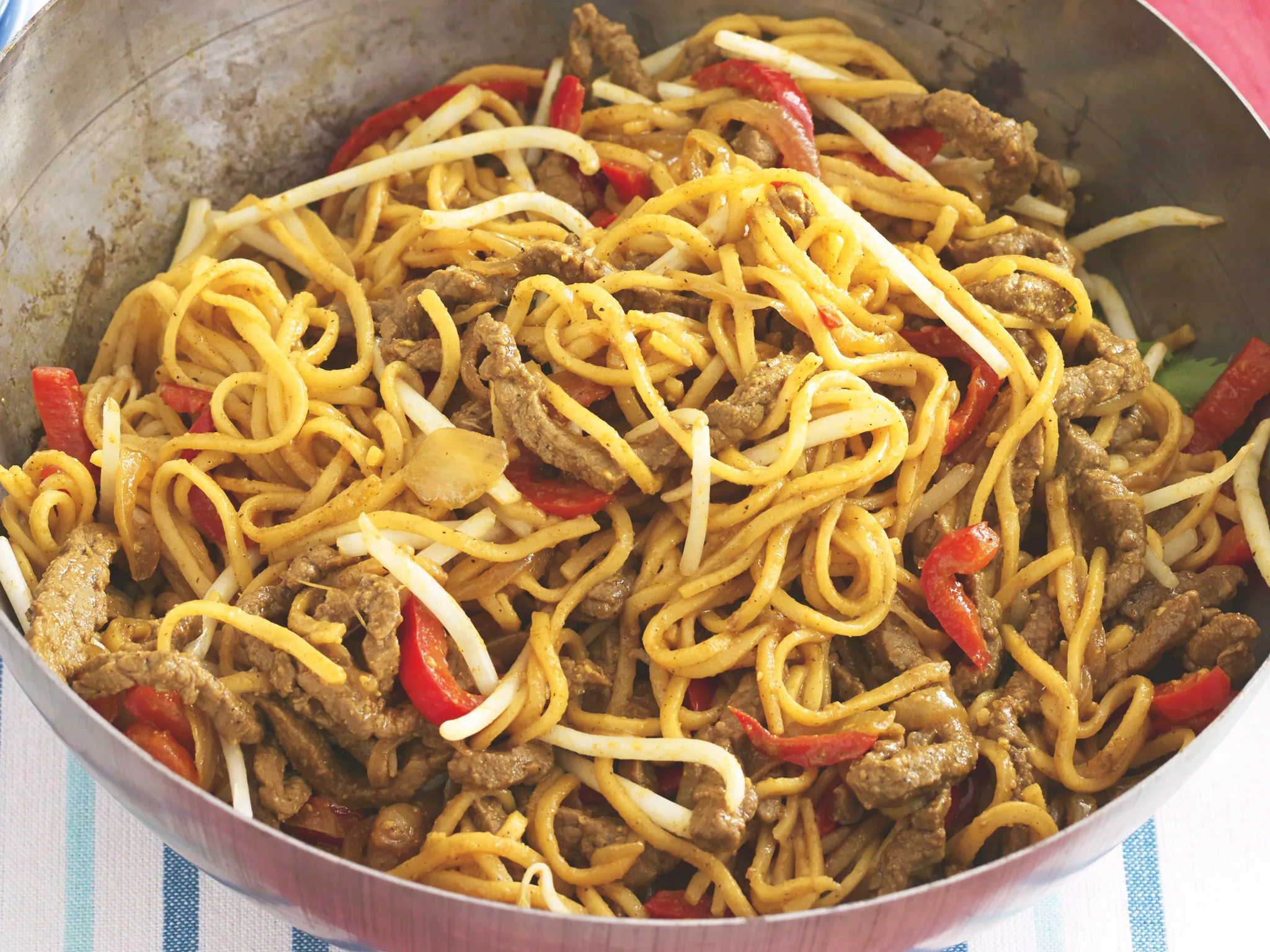 Beef singapore noodles