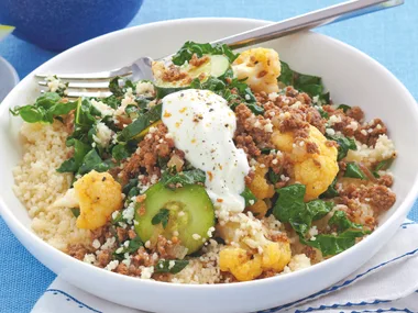 Moroccan mince and couscous