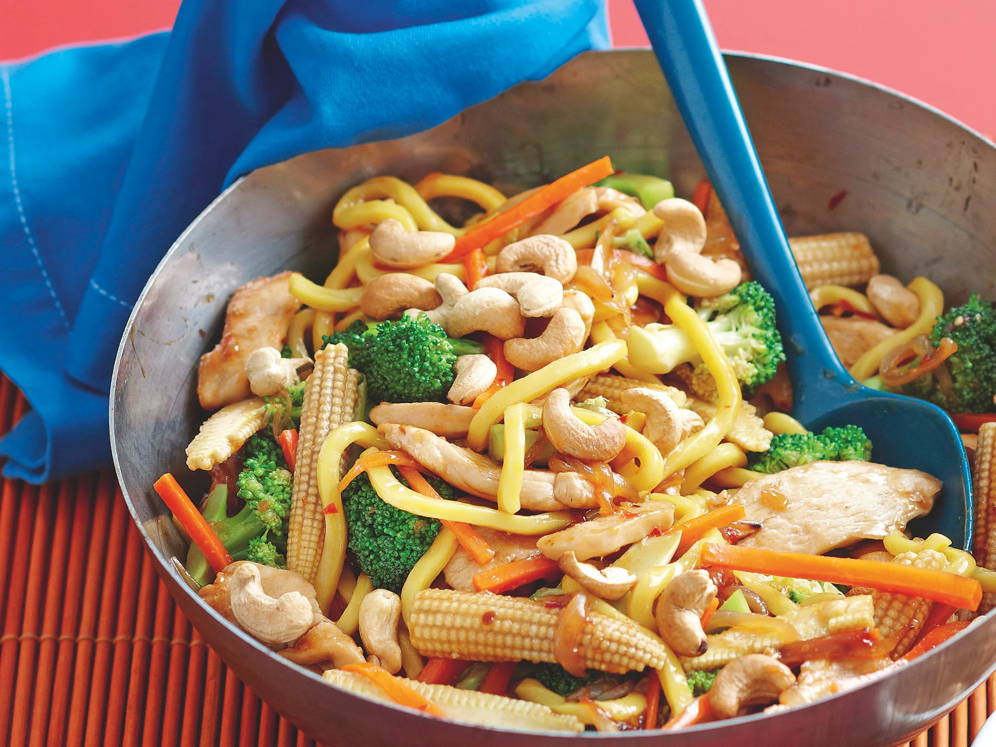 Chicken, Noodle and Cashew Stir-fry