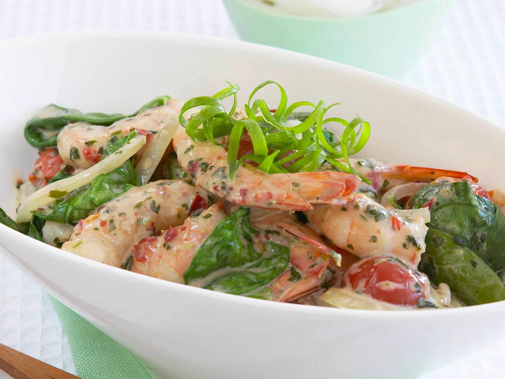 Garlic and Coconut Prawns