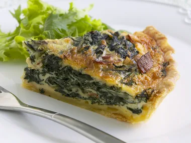 Silverbeet quiche