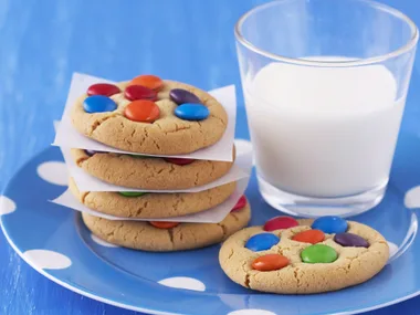 Smartie biscuits
